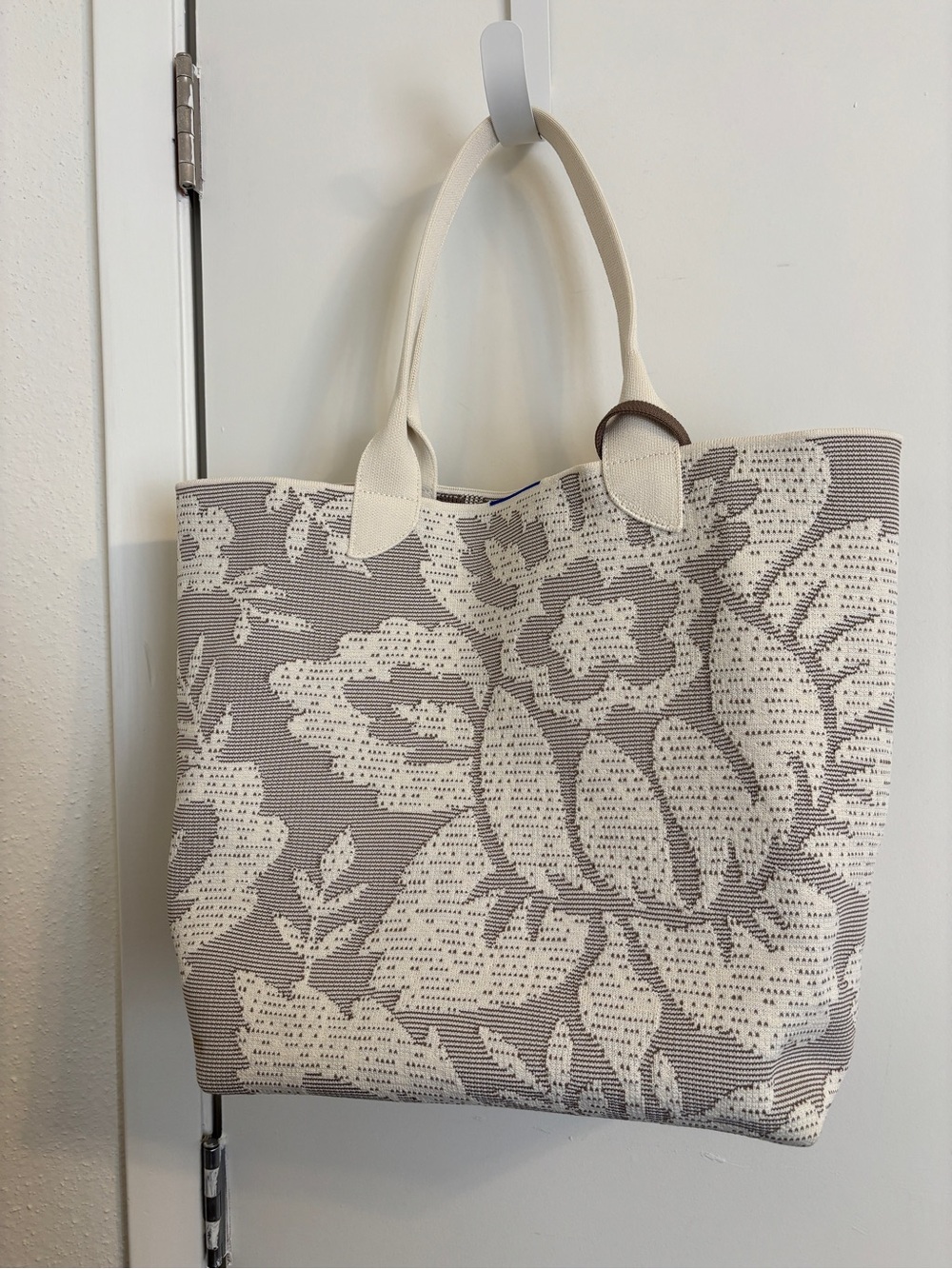 Rothy’s The Lightweight tote Jardin Taupe reversible limited edition